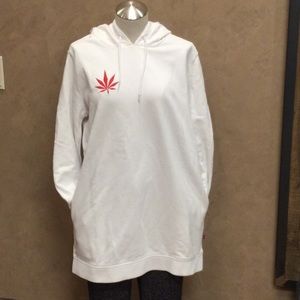 White brand new sweatshirt